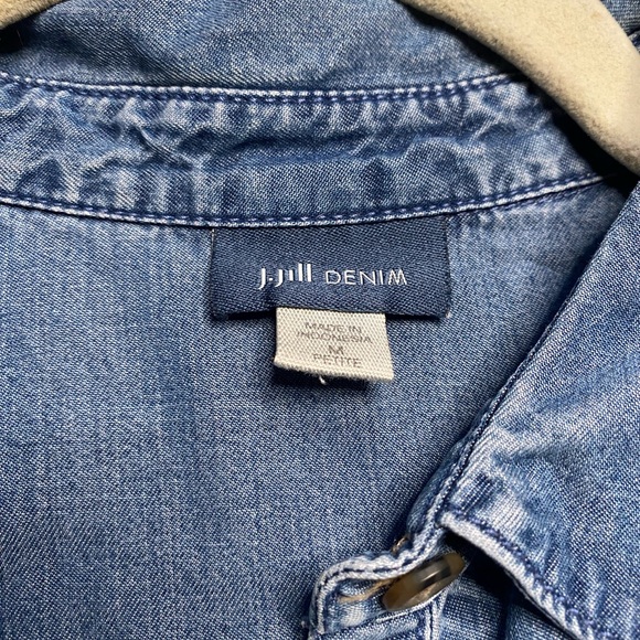 J.Jill denim women’s top - size MP - Picture 6 of 7